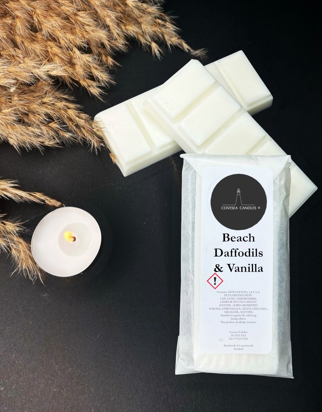 Beach Daffodils & Vanilla Wax Melt