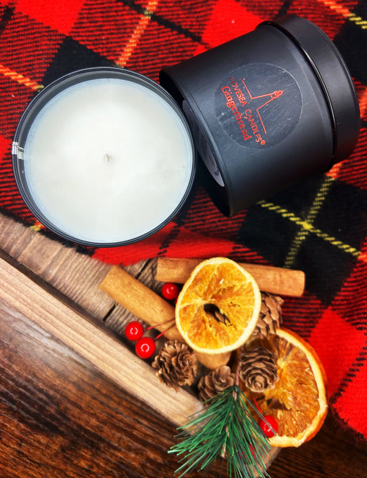 Gingerbread Luxury Black Tin Candle