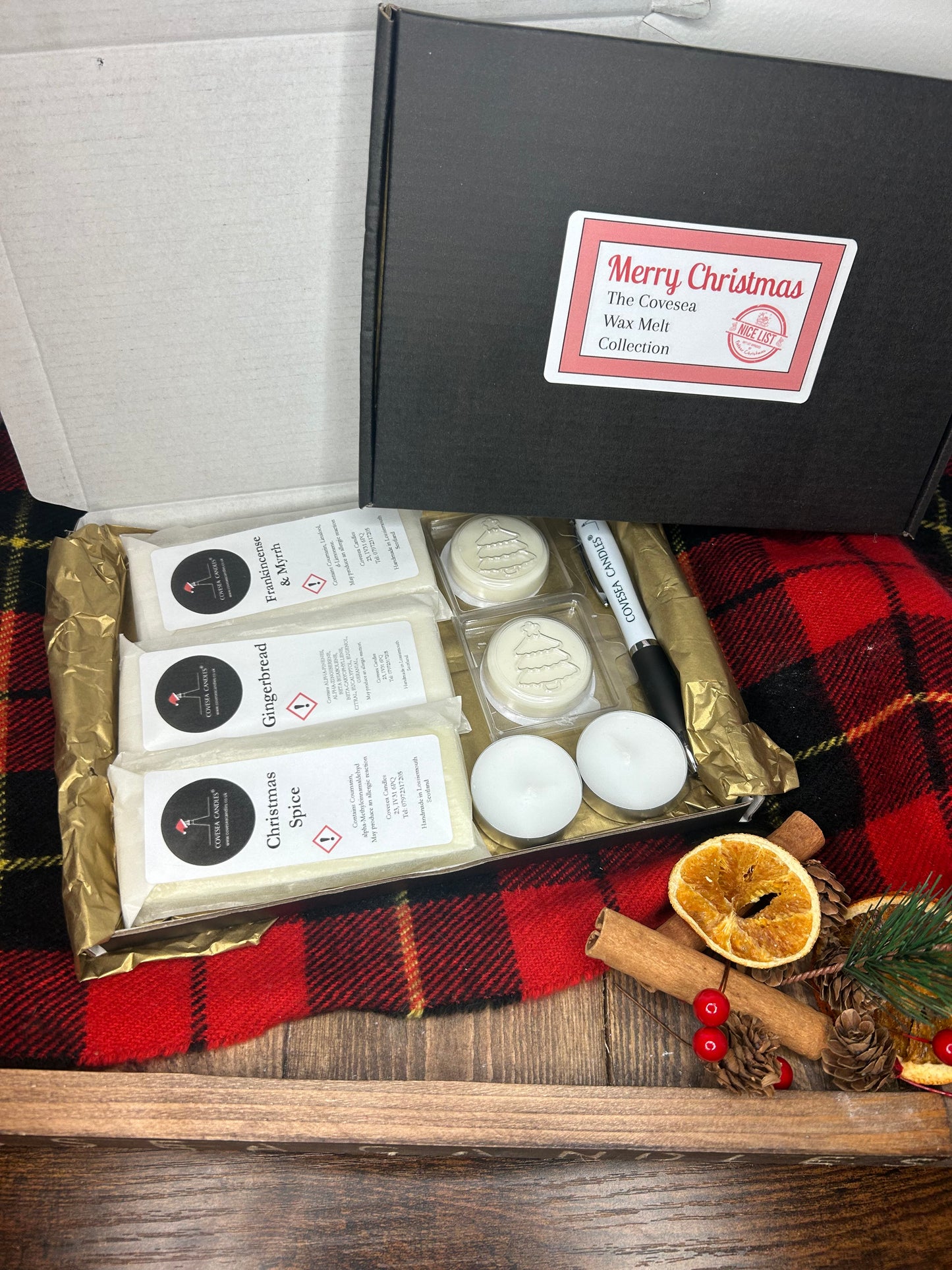 The Covesea Christmas Wax Melt Collection