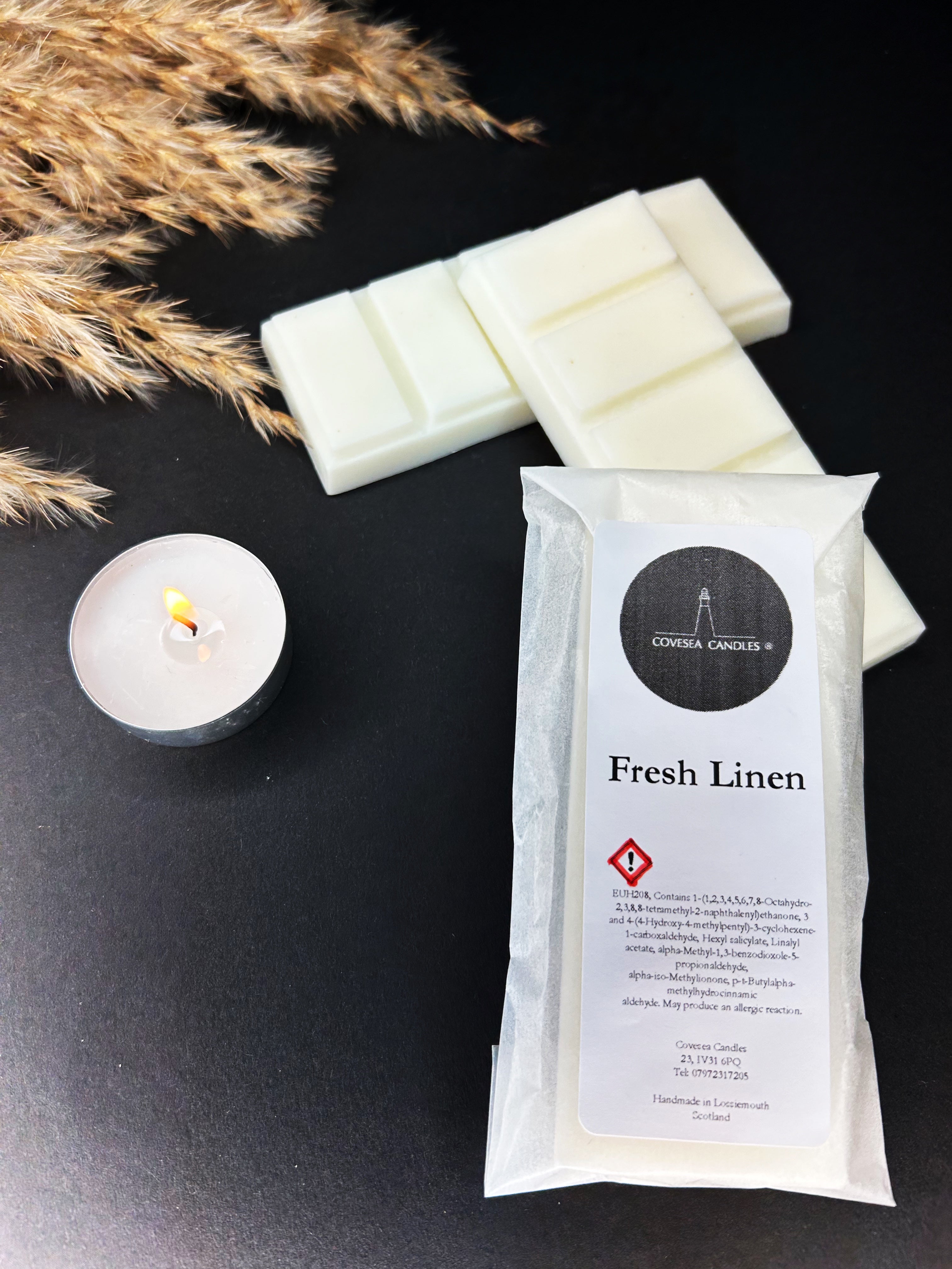 Fresh Linen Wax Melt Covesea Candles