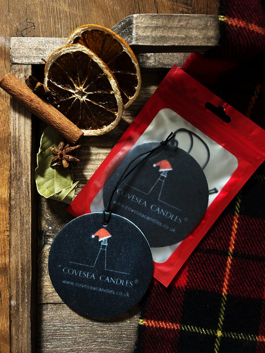 Christmas Cranberry & Spiced Ginger Car Air Freshener