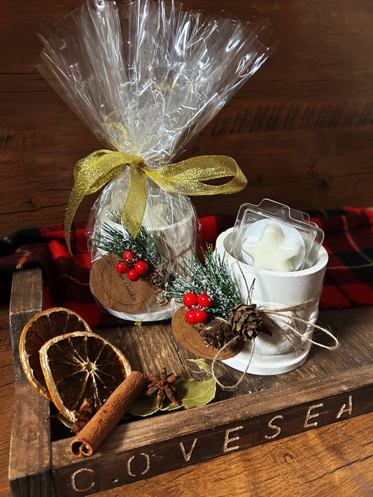 ONLINE EXCLUSIVE Handmade Christmas Pot & Mini Wax Melts