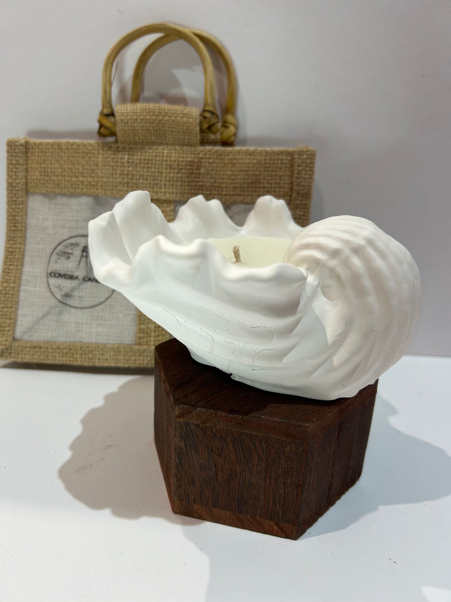 Baby Clam Shell Candle