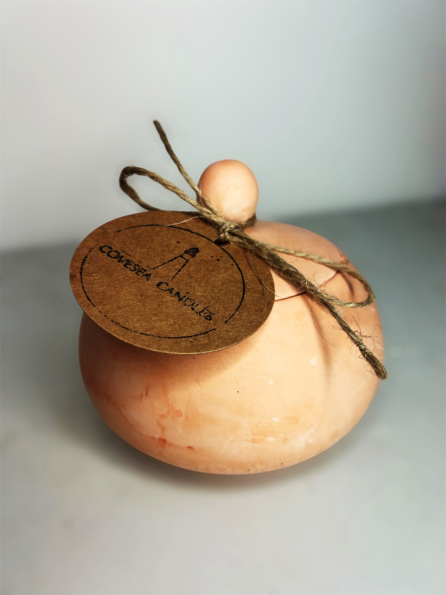 Terracotta Chubby Pot Candle