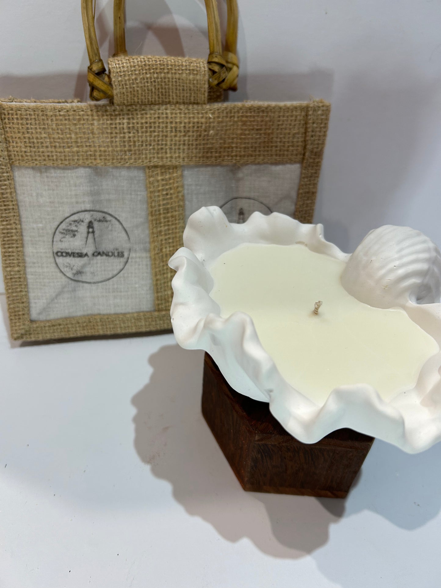 Baby Clam Shell Candle