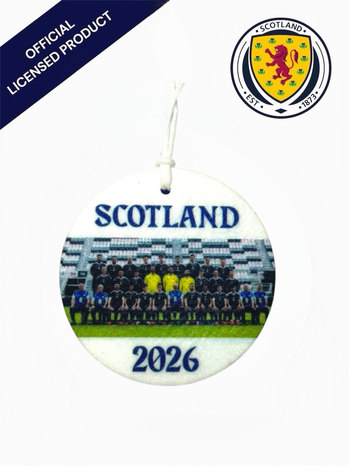 Official Team Photo 2026 Scotland National Teams Car Air Freshener Scottish Fruity & Floral