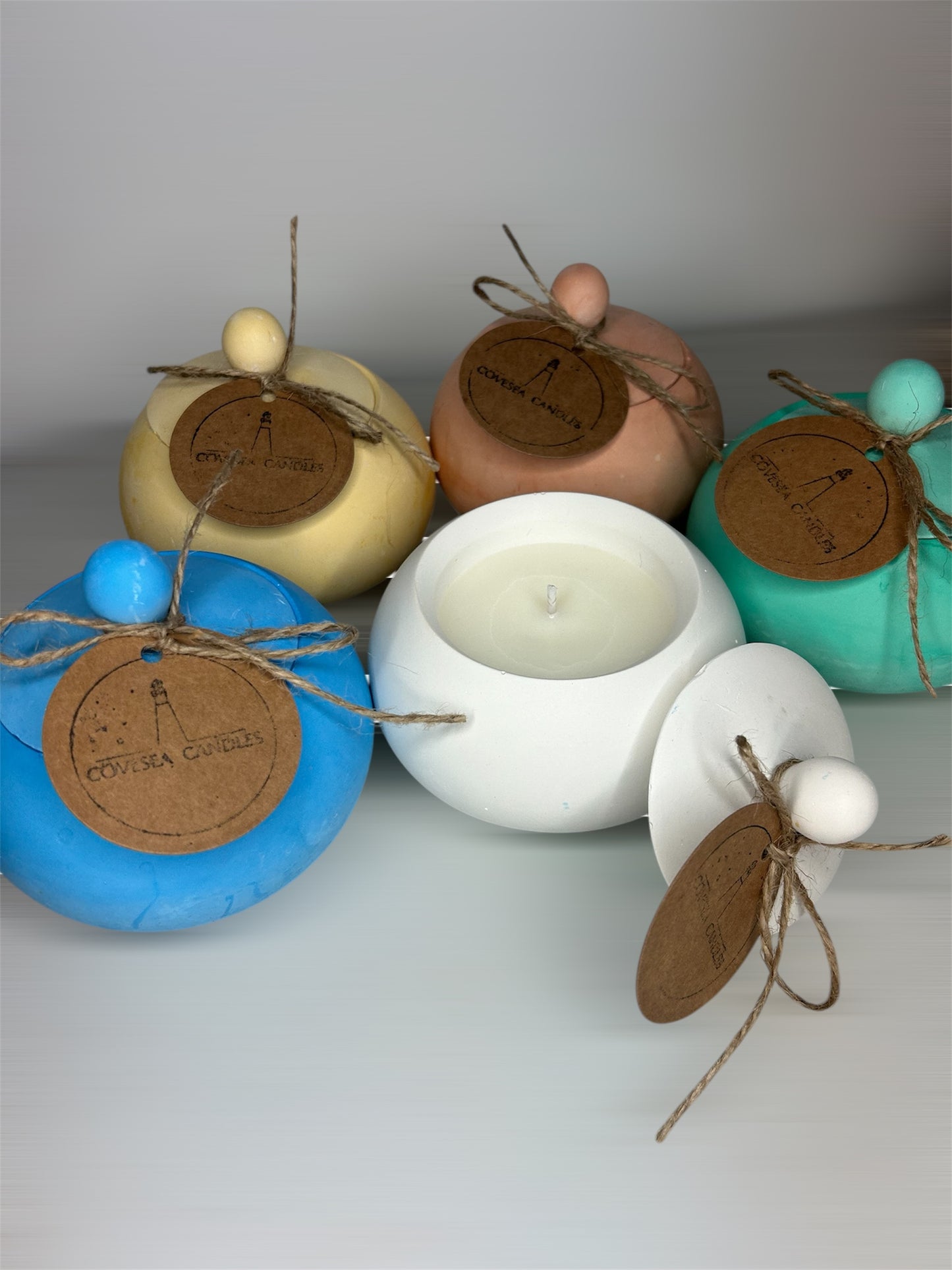 Terracotta Chubby Pot Candle