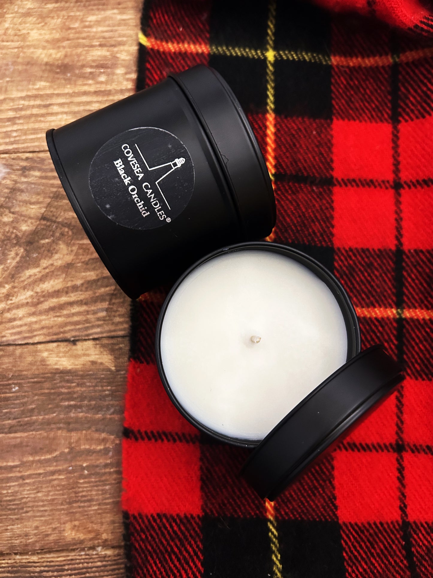 Black Orchid Luxury Black Tin Candle