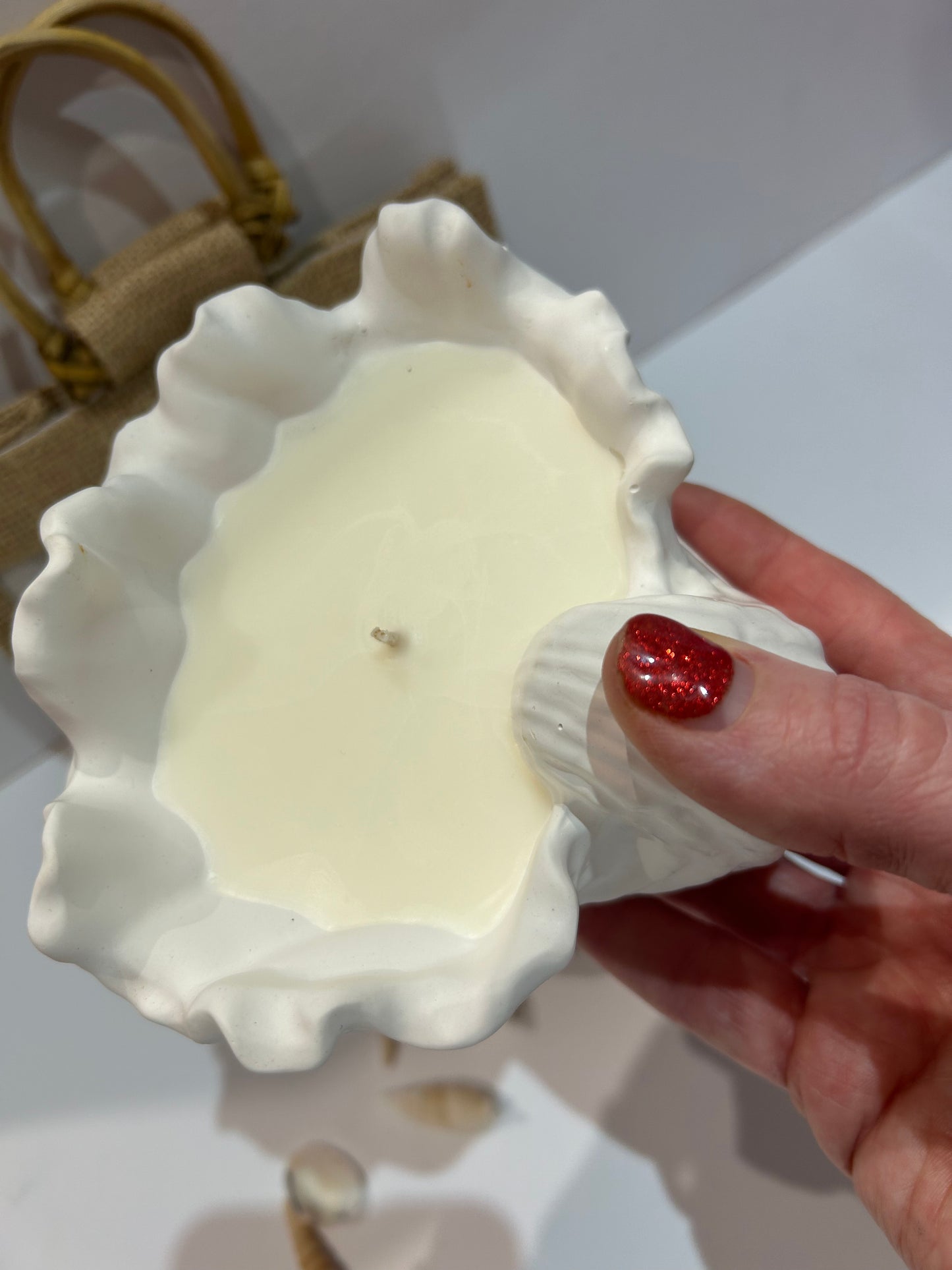 Baby Clam Shell Candle