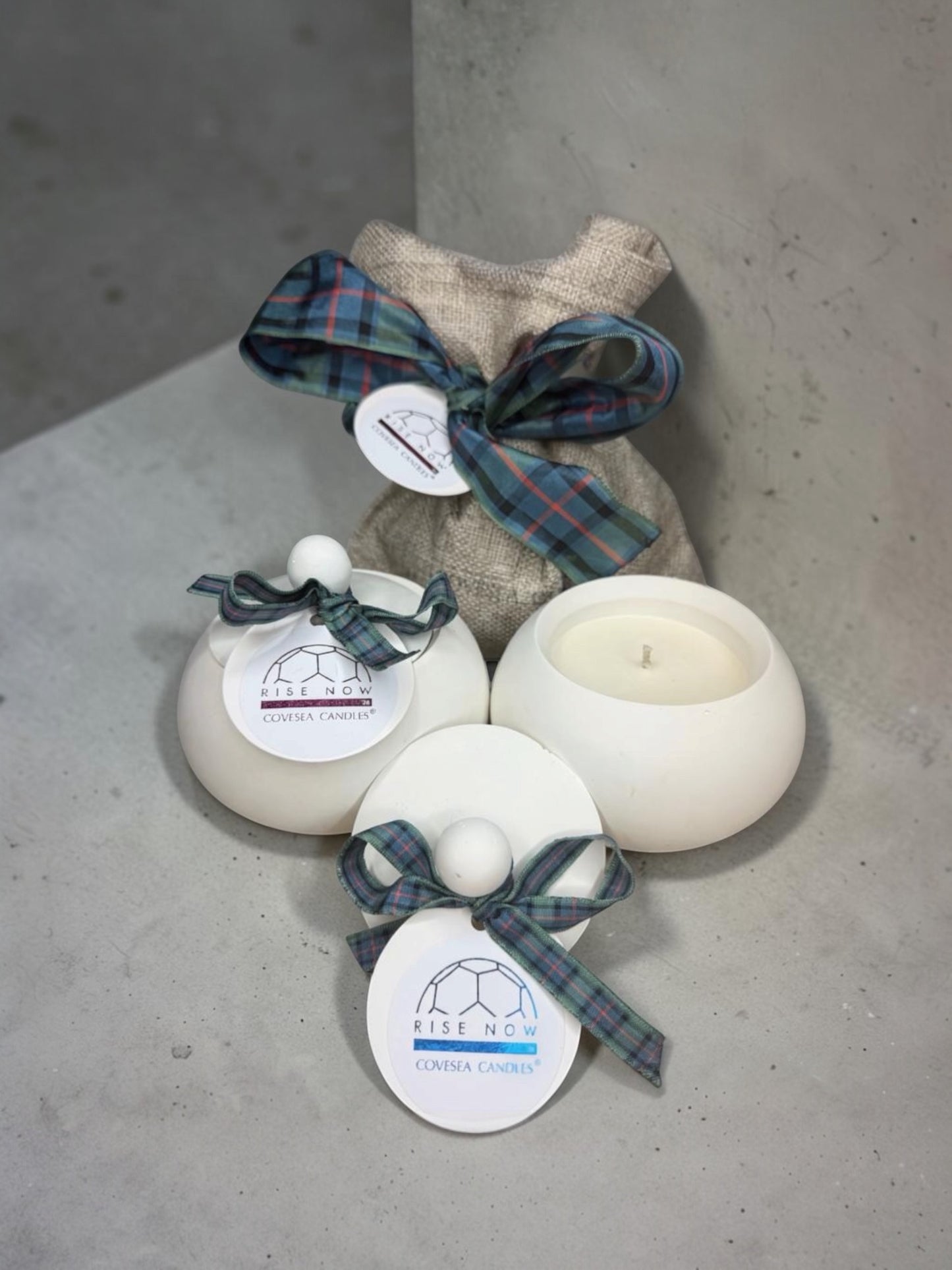 Flower Of Scotland Tartan Chubby Pot Candle Rise Now ‘26