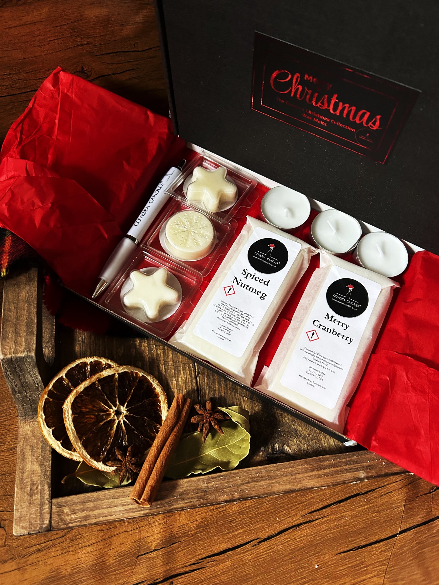 The Covesea Christmas Wax Melt Collection