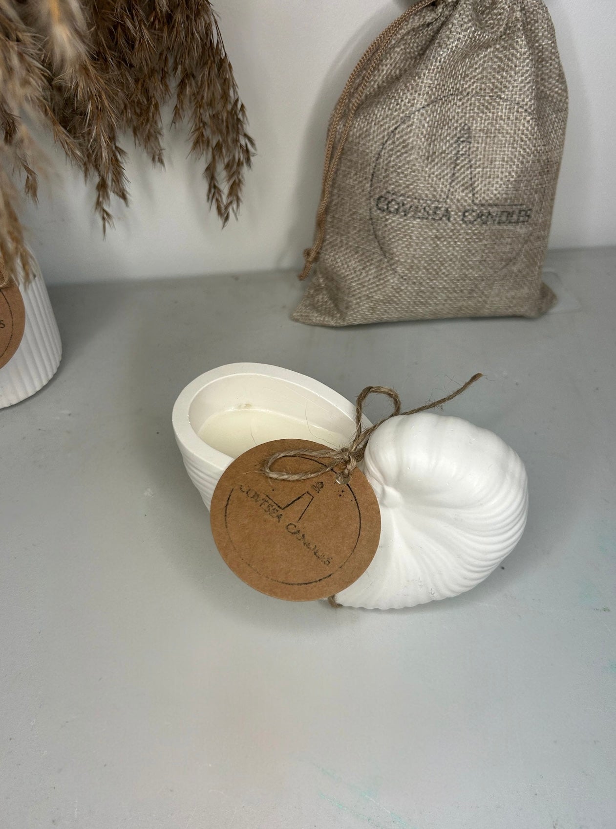 Periwinkle Shell Candle