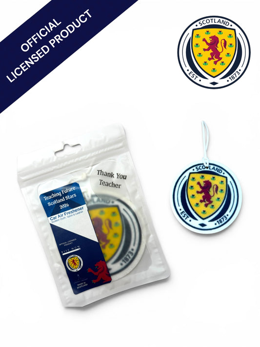 Teacher Gift Official Scotland National Teams Car Air Freshener Scottish Oudh, Spice & Leather