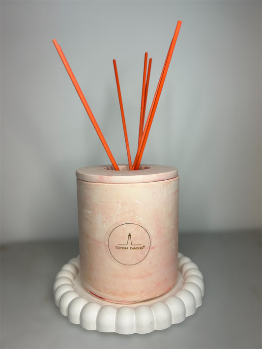 Peach Handmade Stone Reed Diffuser