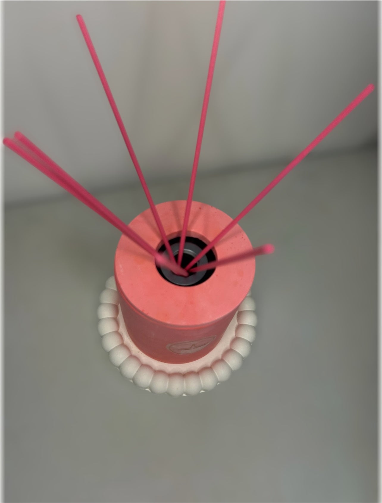 Pink Handmade Stone Reed Diffuser